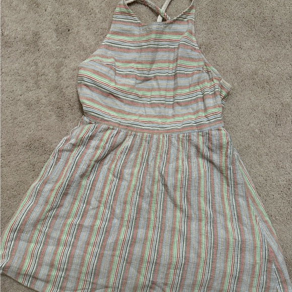 Roxy Women's Mini Dress with Multicolor Stripes - Picture 1 of 4